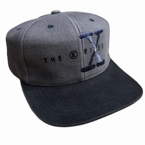 Vintage 1995 The X Files 20th Century Fox Television Wool Blend Snapback Hat